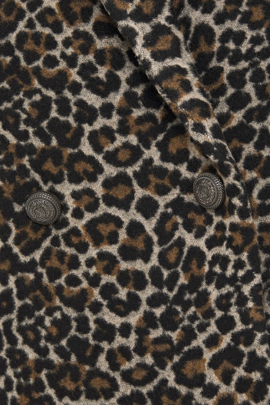 IRO Experience Shadow brushed leopard-jacquard blazer