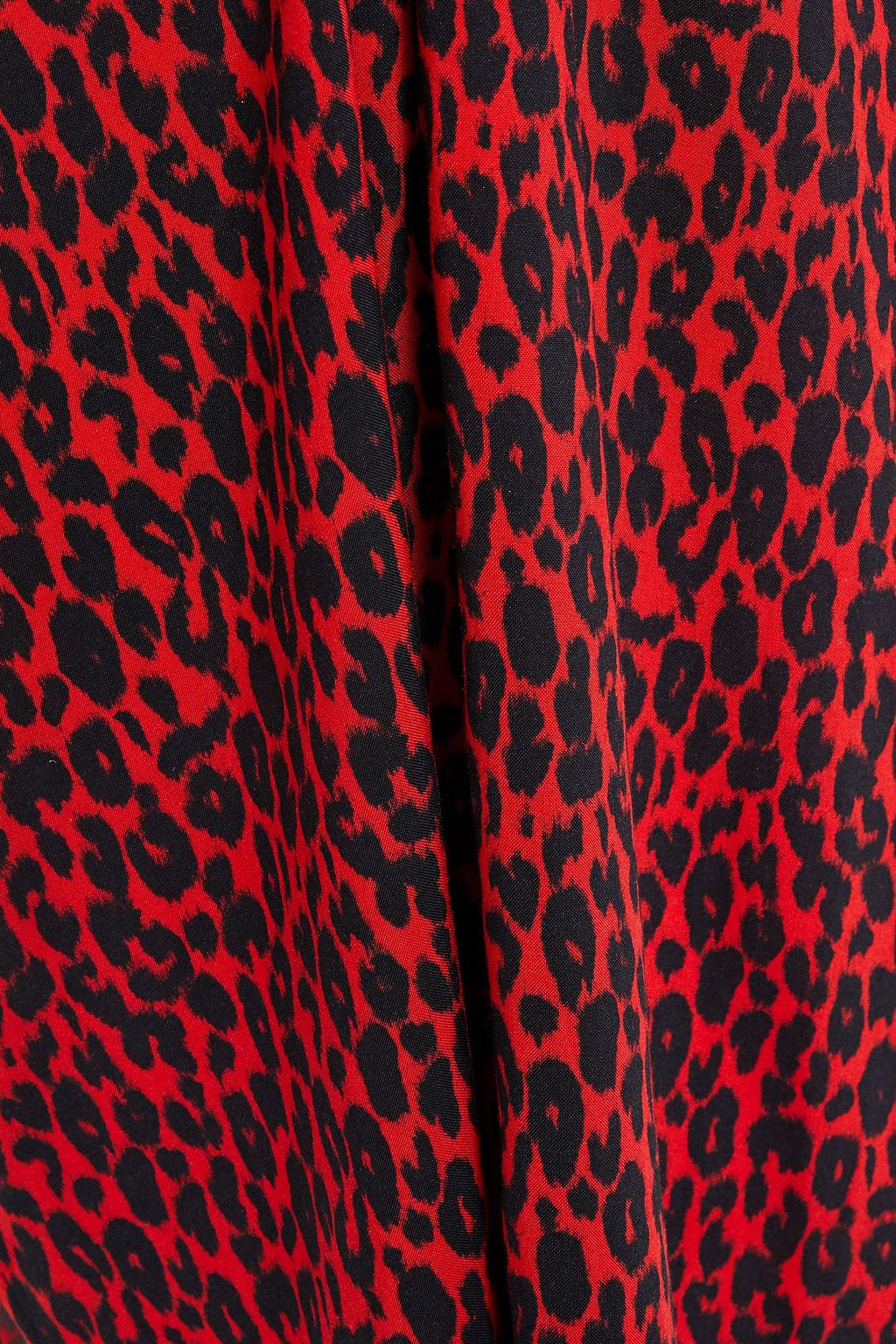 IRO Pirae oversized leopard-print voile midi dress