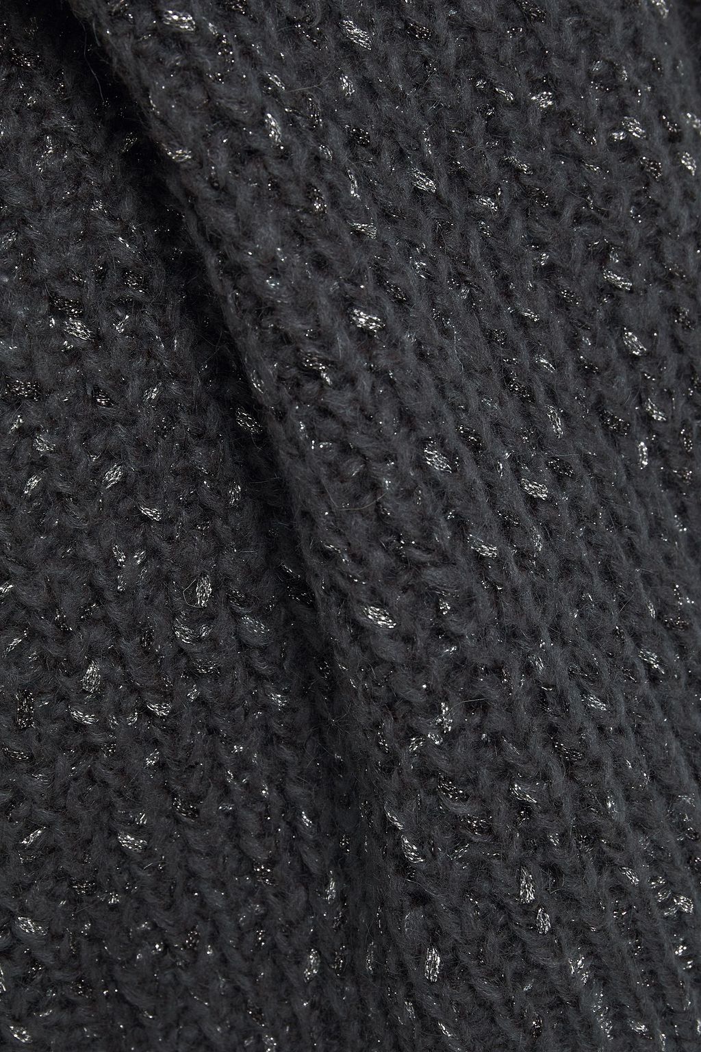 IRO Kellers metallic knitted turtleneck sweater