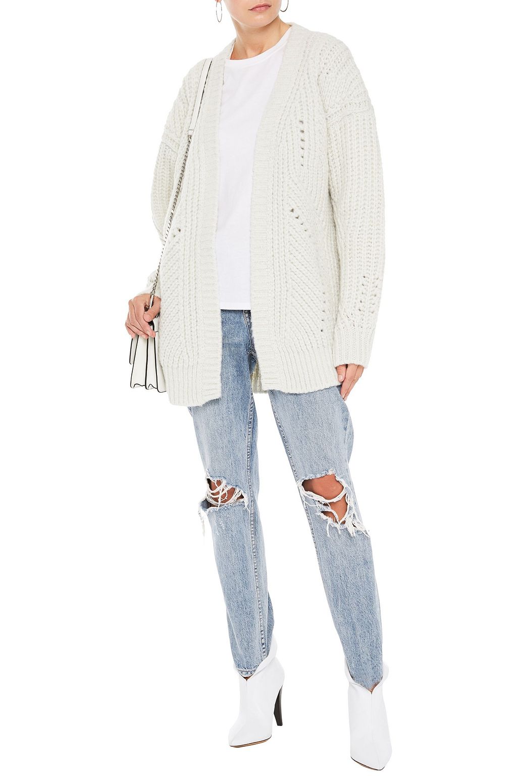 IRO Metallic knitted cardigan