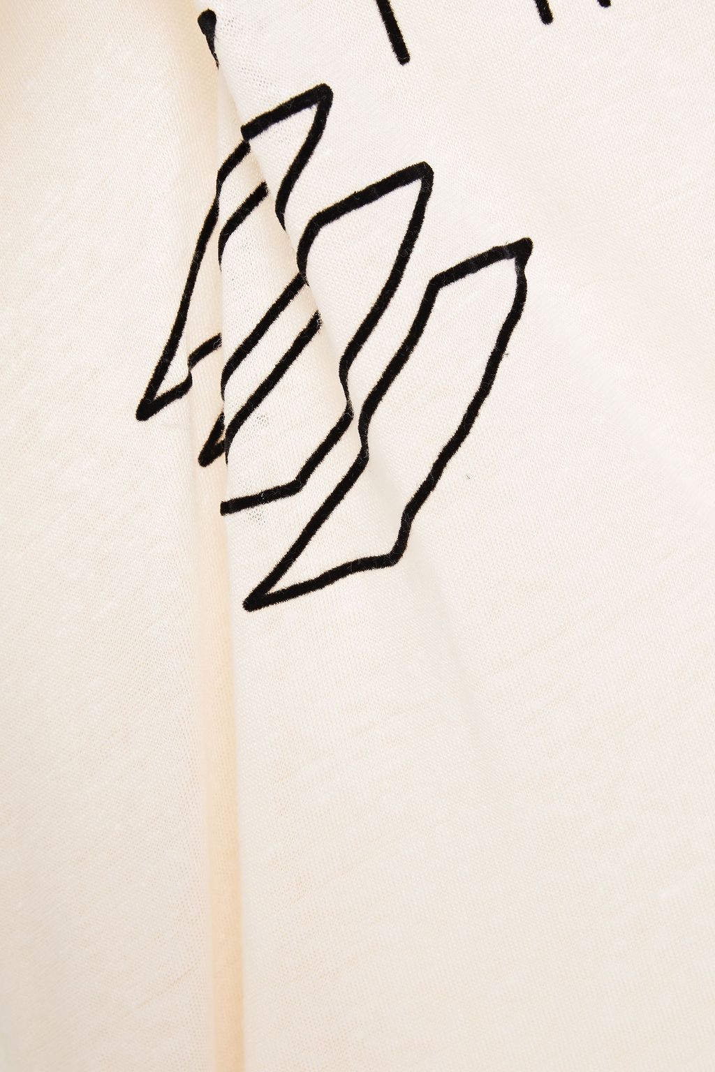IRO Lucie logo-print slub linen-jersey T-shirt