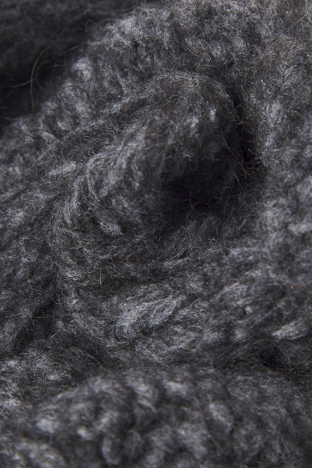 IRO Mélange cable-knit scarf