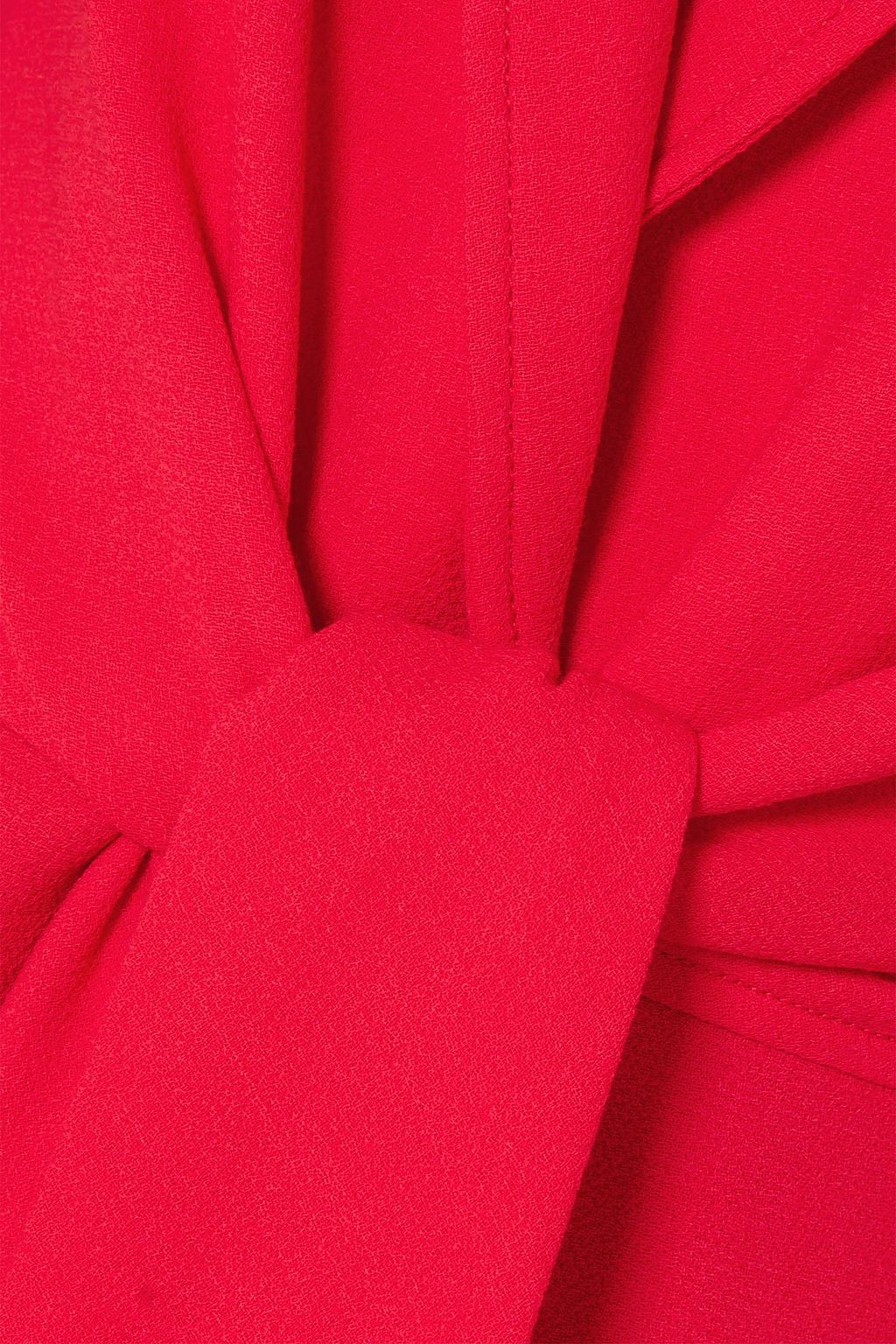 ROLAND MOURET Hollywell belted wool-crepe coat