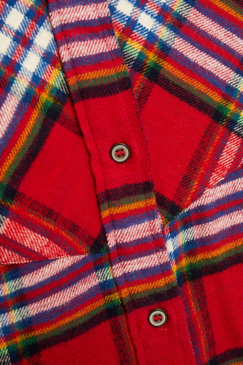 IRO Checked cotton-flannel shirt