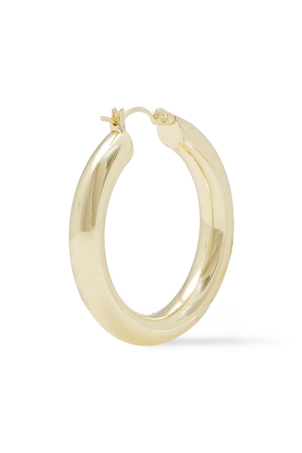 SHASHI Dominique 18-karat gold-plated hoop earrings