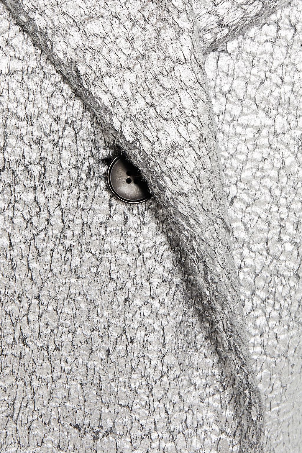 IRO Metallic coated woolblend coat Sale up to 70 off THE