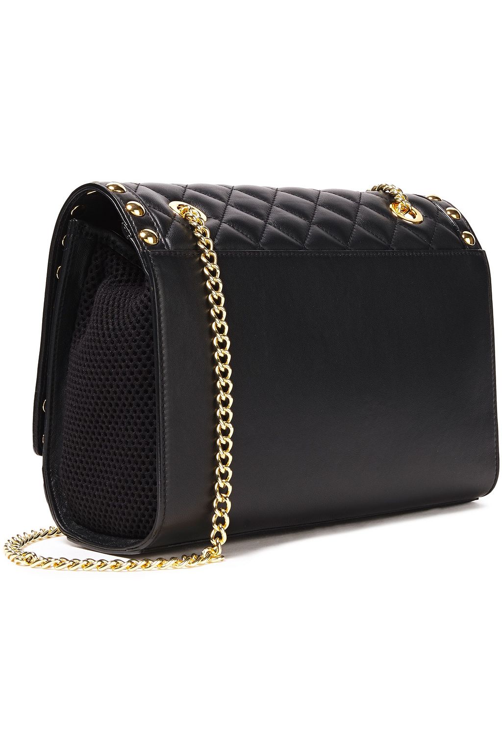 BOUTIQUE MOSCHINO Studded quilted leather shoulder bag