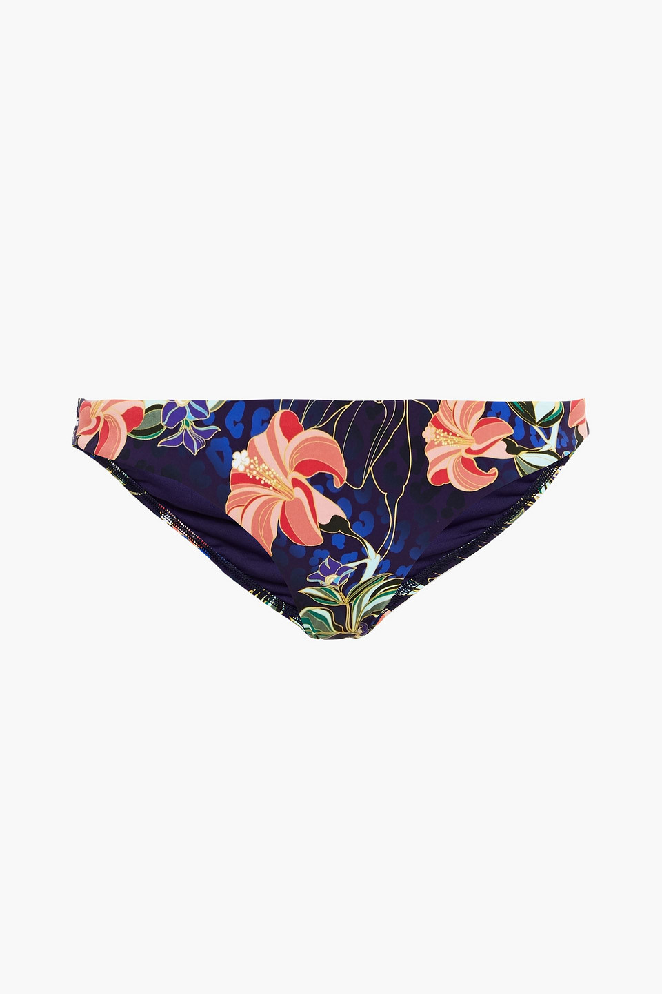 Jets Australia By Jessika Allen Woman Printed Low-rise Bikini Briefs Indigo Size 8