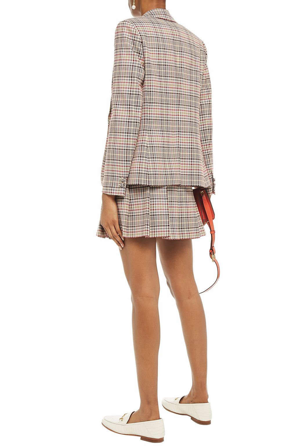 CLAUDIE PIERLOT Vanite checked jacquard blazer
