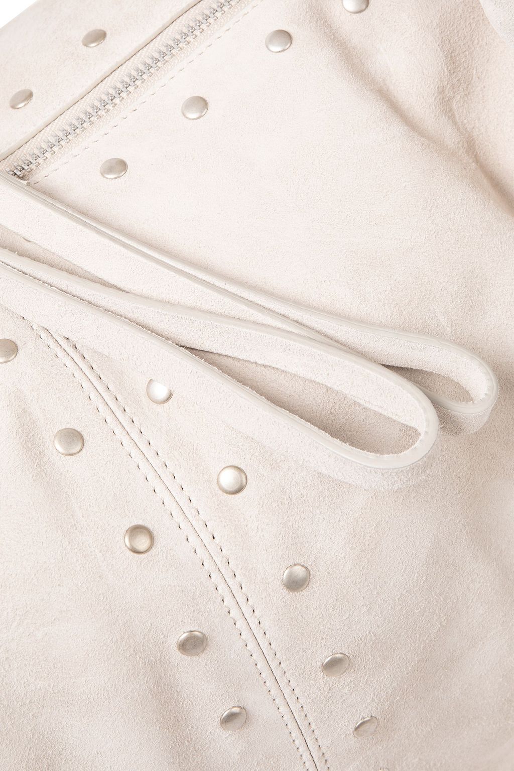 IRO Carrybearch studded suede shoulder bag