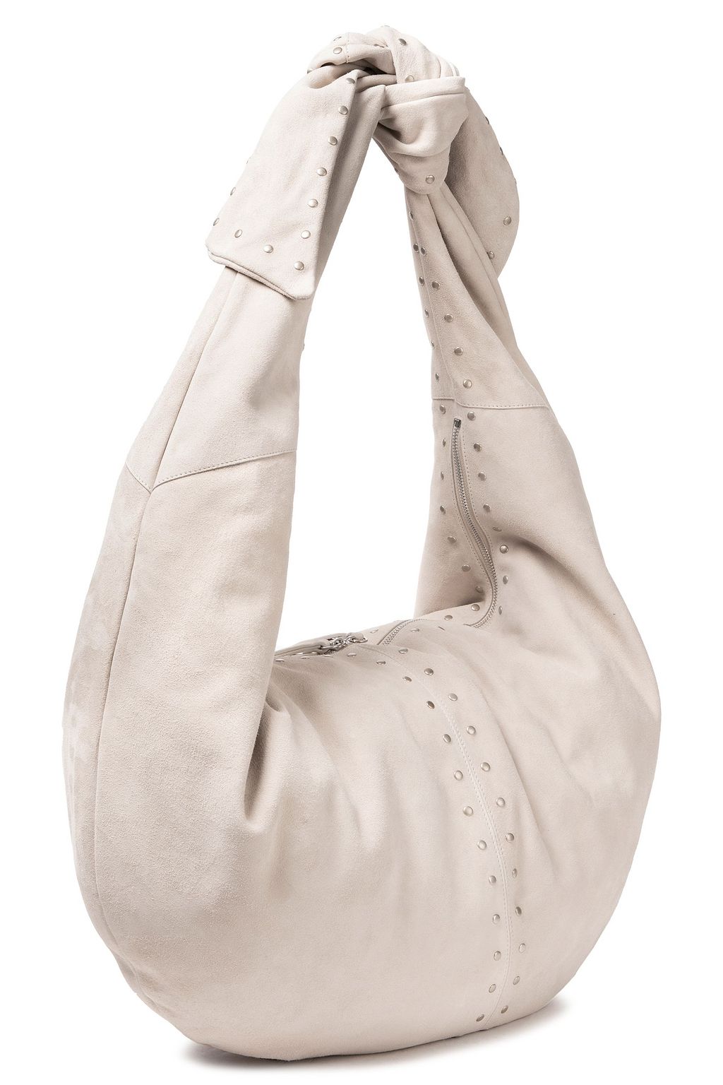 IRO Carrybearch studded suede shoulder bag