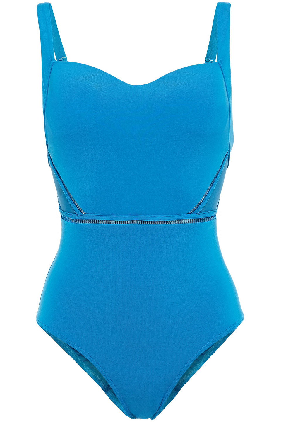 Jets Australia By Jessika Allen Woman Aspire Infinity Mesh-paneled Swimsuit Azure Size 12