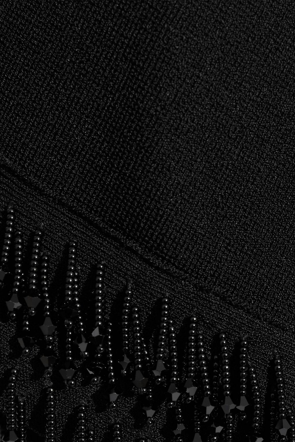 STELLA MCCARTNEY Bead-embellished ponte wide-leg jumpsuit
