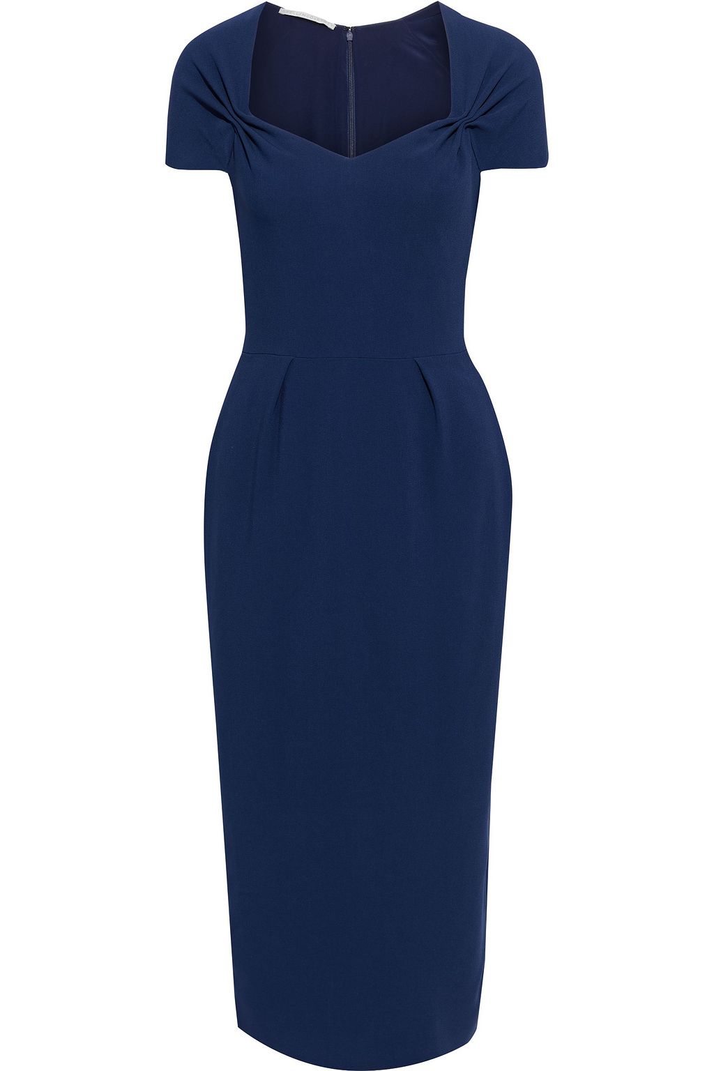 STELLA MCCARTNEY Angie bow-detailed stretch-crepe midi dress | THE OUTNET