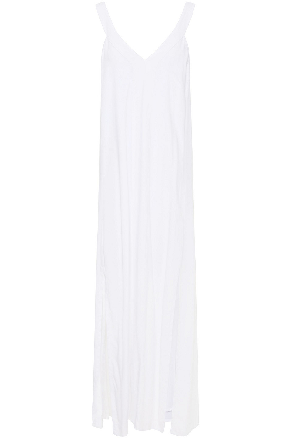 Jets Australia By Jessika Allen Woman Split-front Jersey Midi Dress White Size M