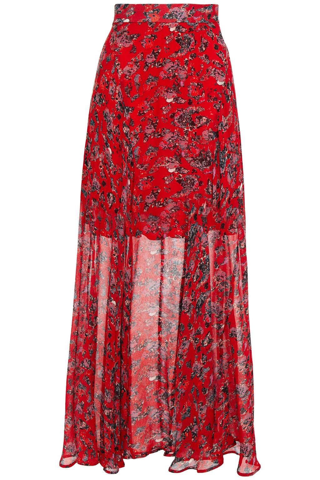 georgette maxi skirt