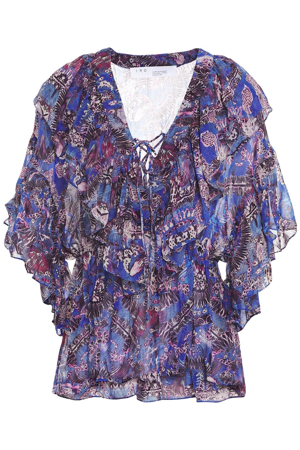 iro and peplum blouse