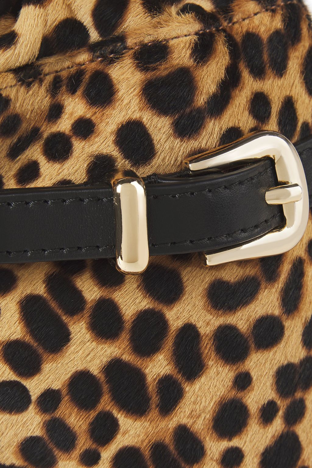 animal print leather pants