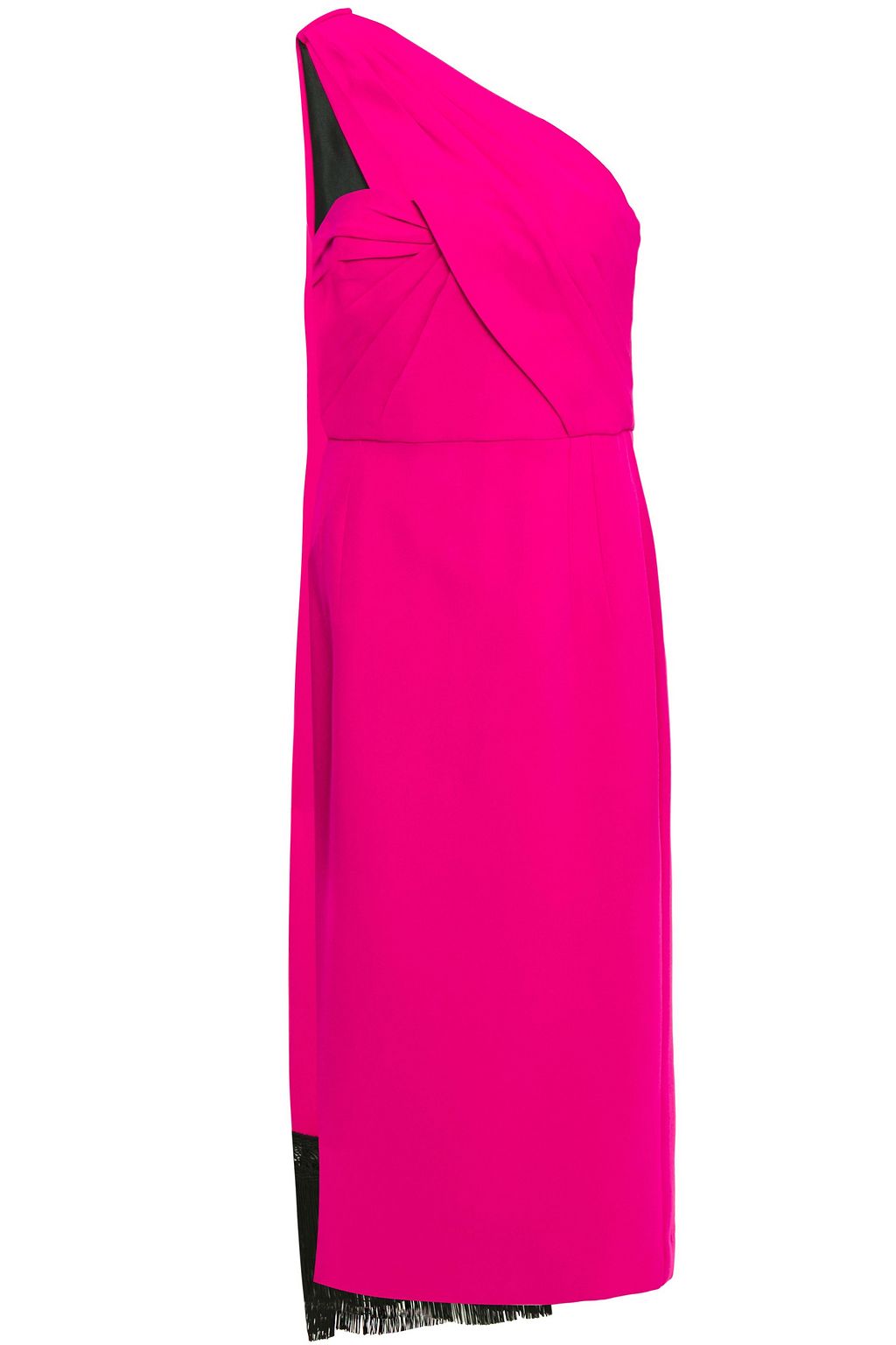 One shoulder fuchsia dress Clearance