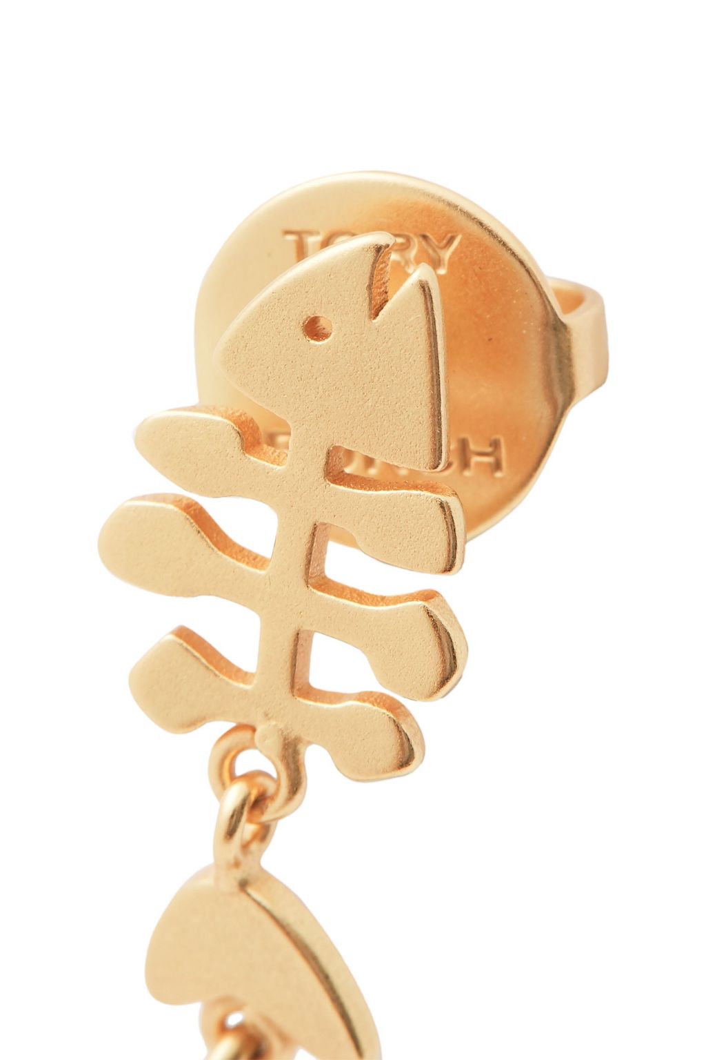 TORY BURCH Gold-tone pearl earrings