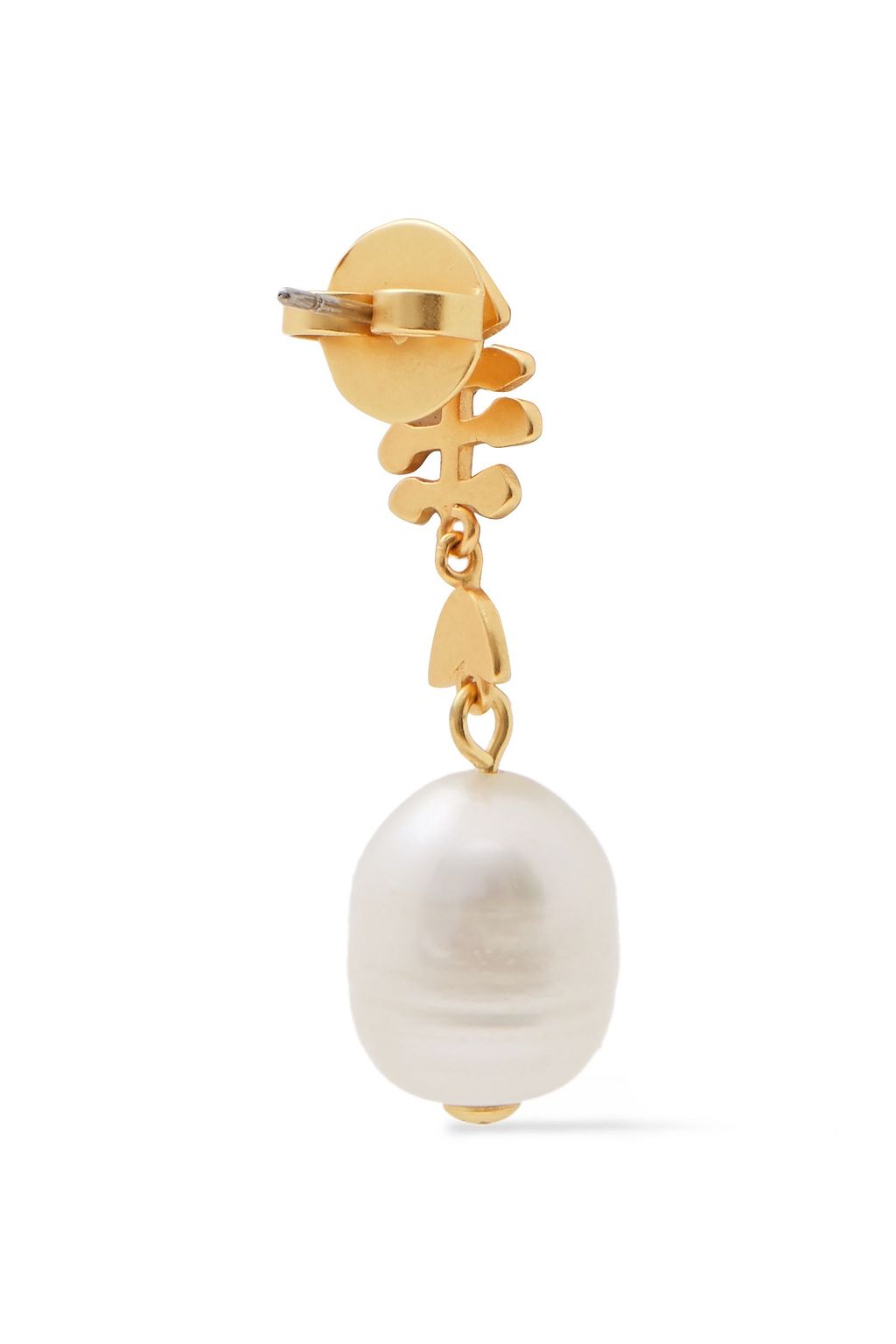 TORY BURCH Gold-tone pearl earrings