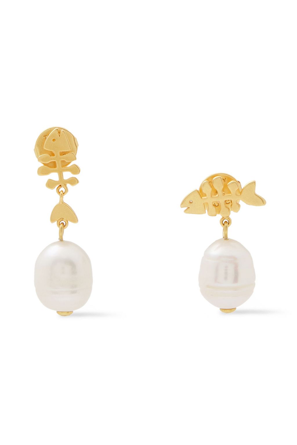 TORY BURCH Gold-tone pearl earrings | Sale up to 70% off | THE OUTNET