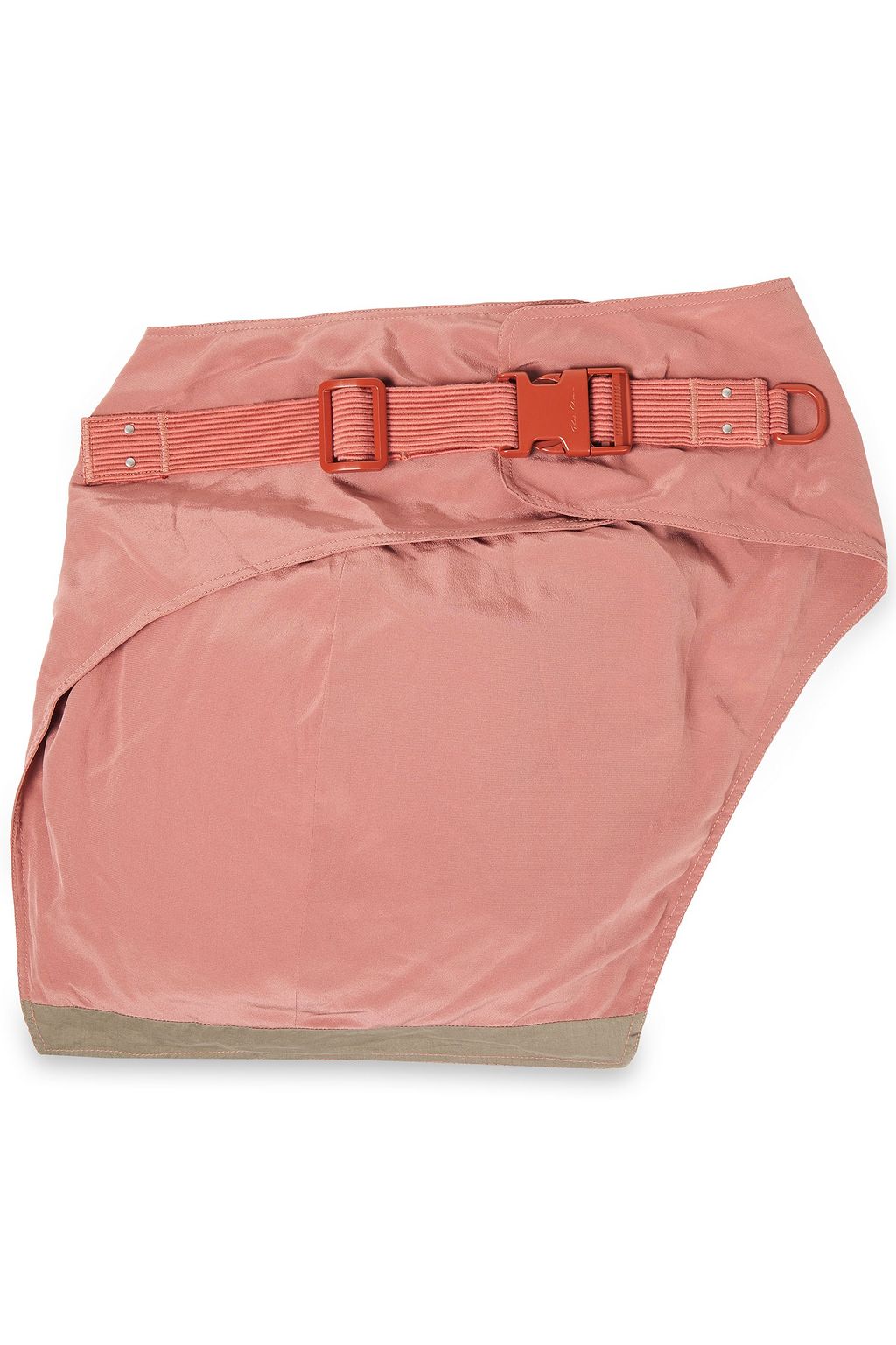 RICK OWENS Crepe de chine belt bag