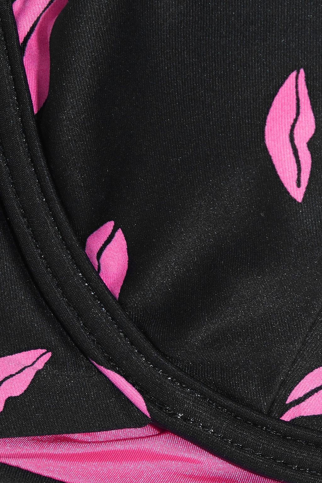 DVF X ONIA Anna printed bikini top