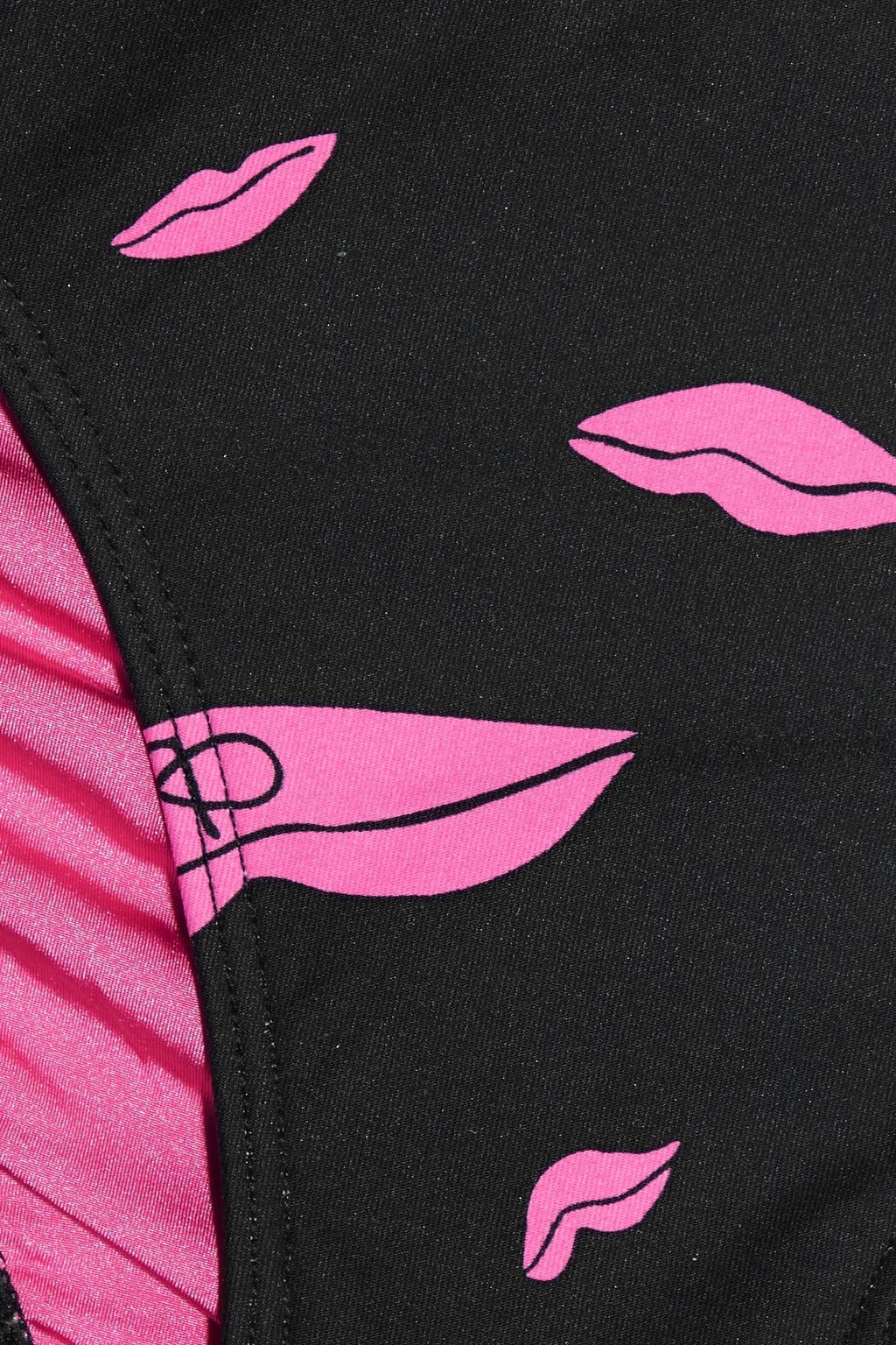 DVF X ONIA Ashley printed low-rise bikini briefs