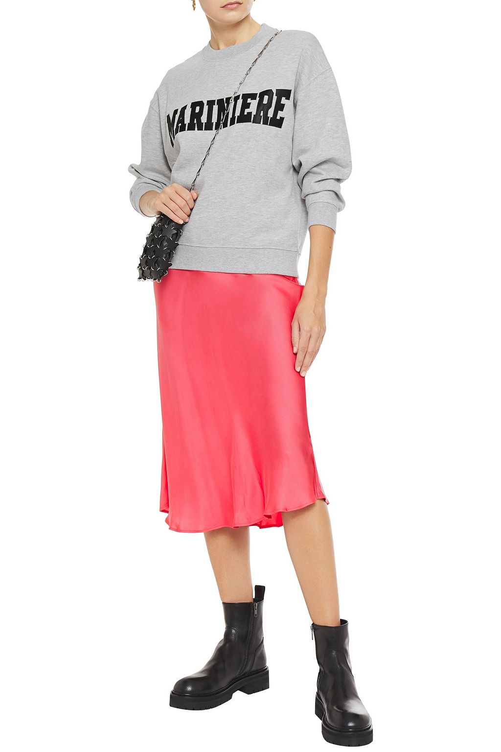 CLAUDIE PIERLOT Satin skirt