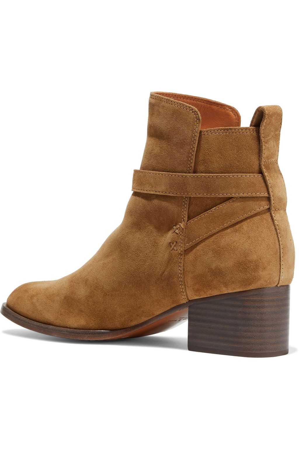 RAG & BONE Walker buckled suede ankle boots