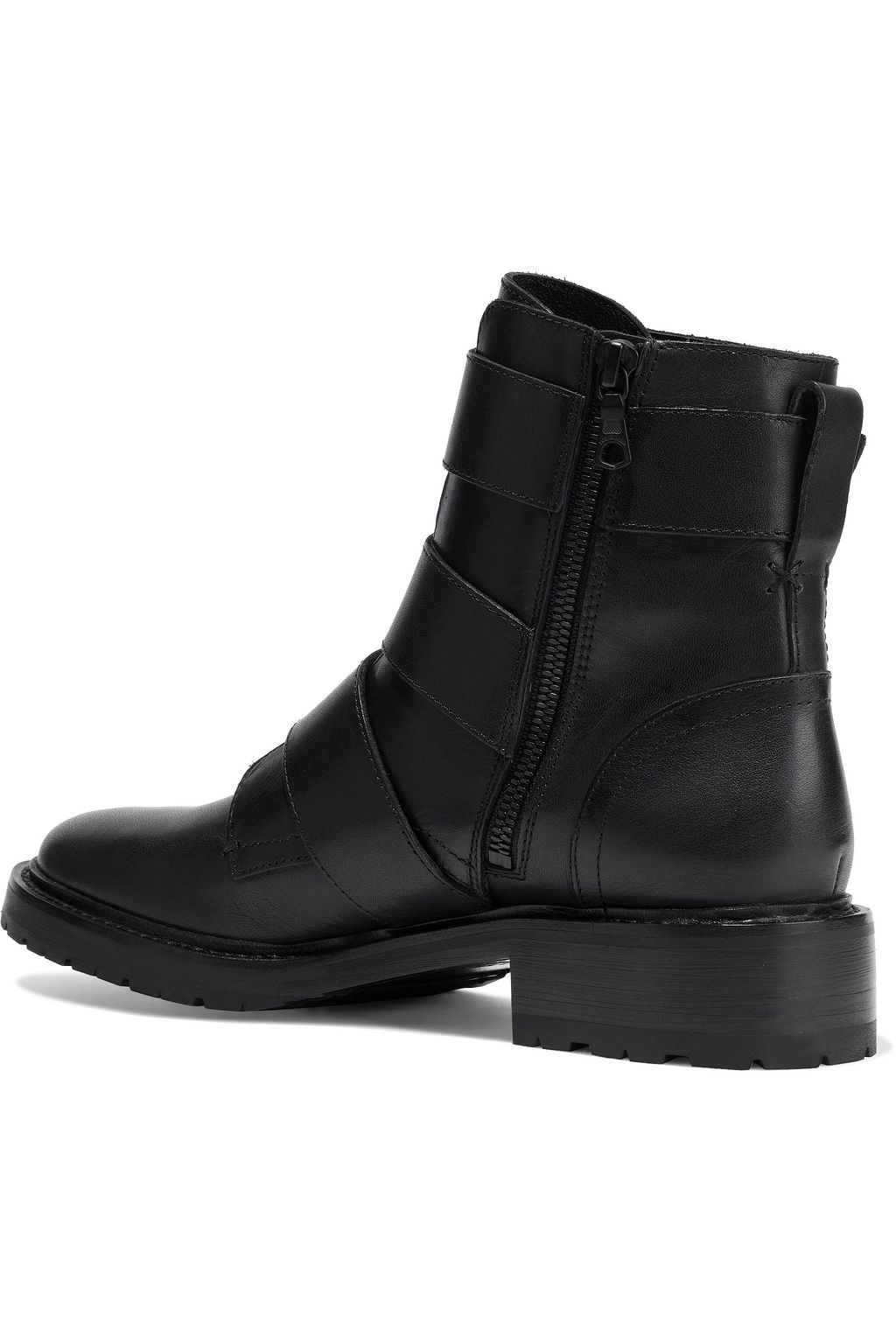 RAG & BONE Cannon buckled leather ankle boots