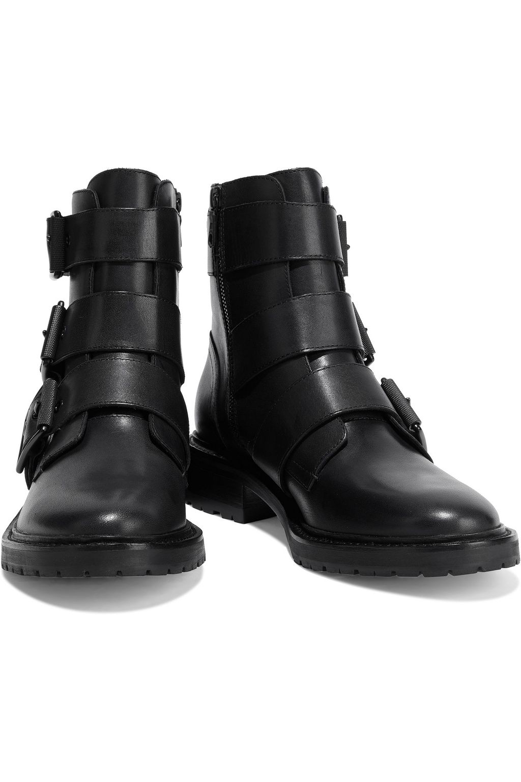 RAG & BONE Cannon buckled leather ankle boots