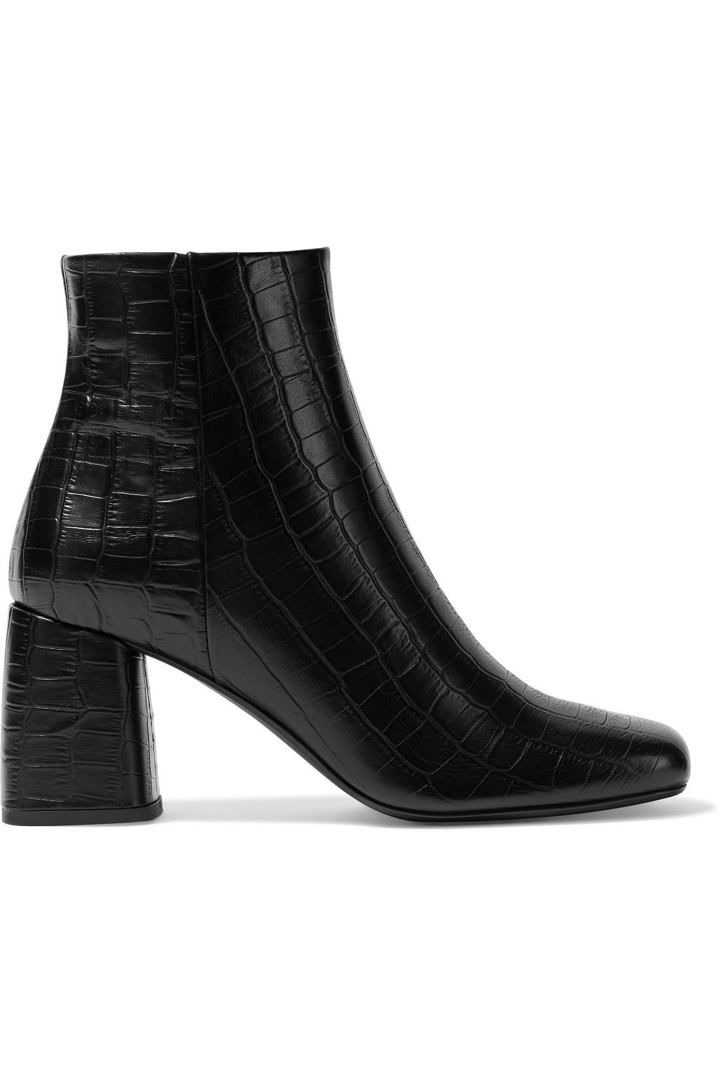 croc effect chelsea boots