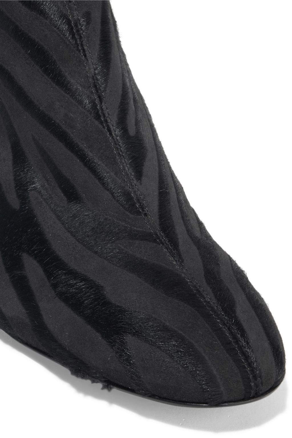 RAG & BONE Fei zebra-print calf hair ankle boots