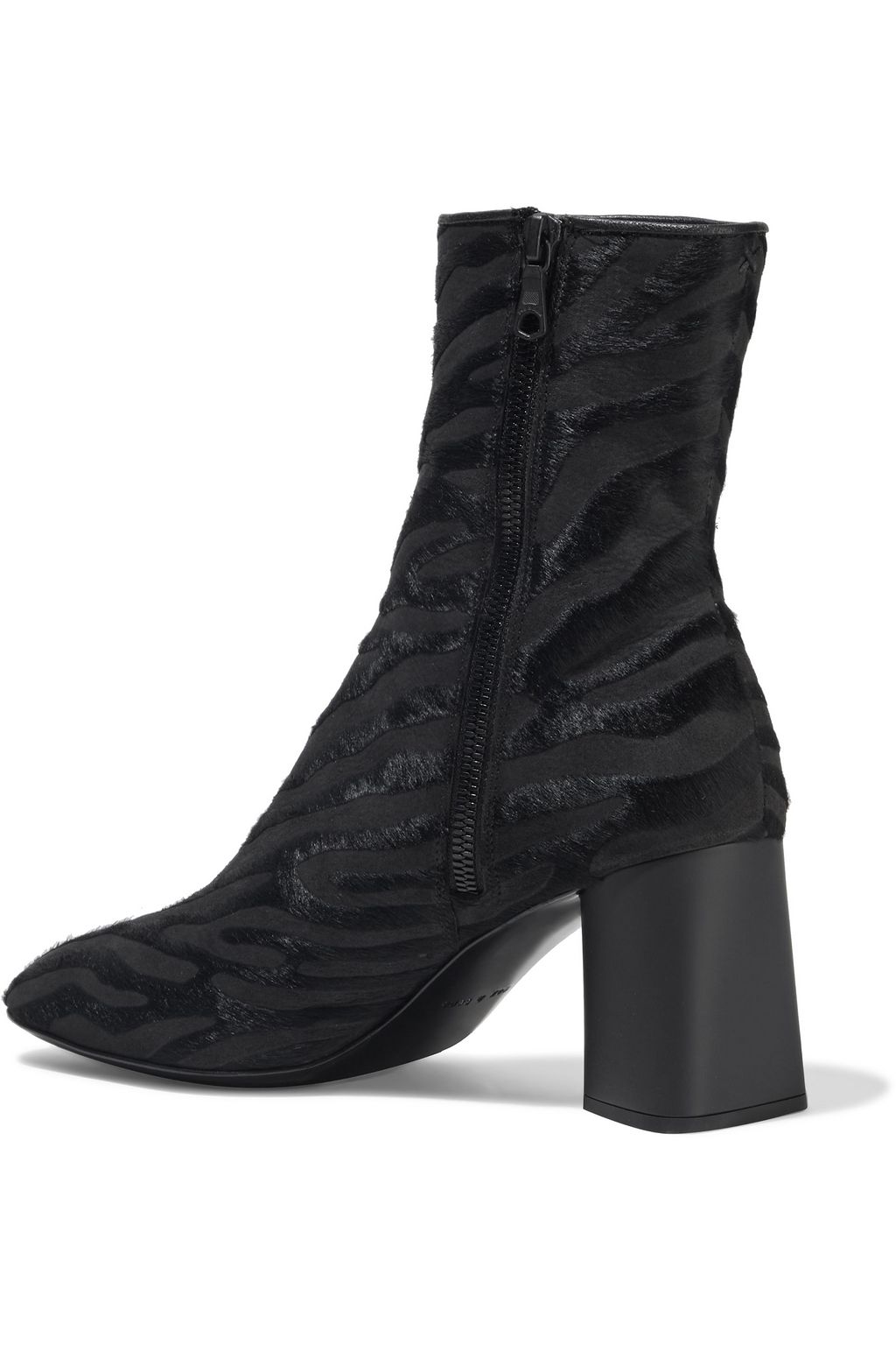 RAG & BONE Fei zebra-print calf hair ankle boots