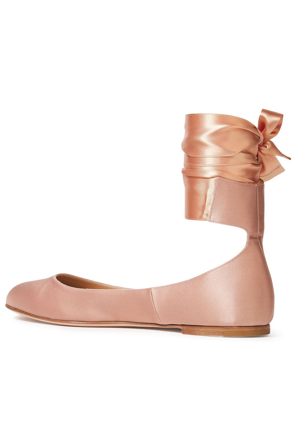 GIANVITO ROSSI Odette satin ballet flats