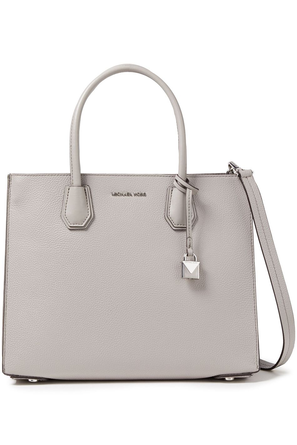 michael kors light grey handbag