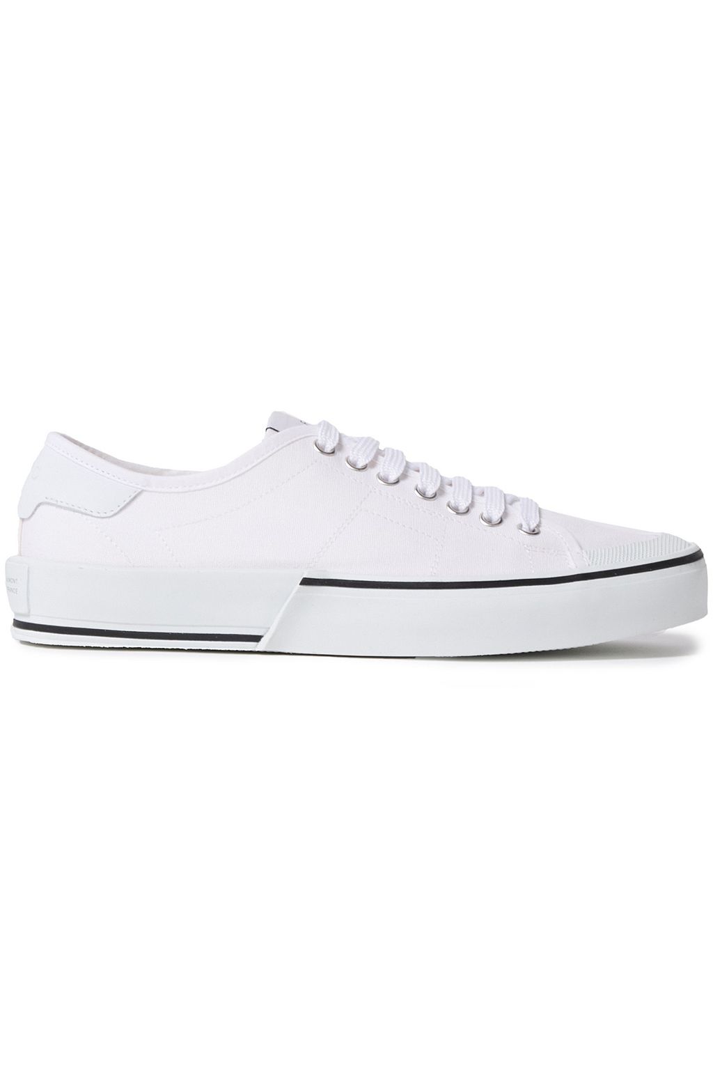 white cotton sneakers