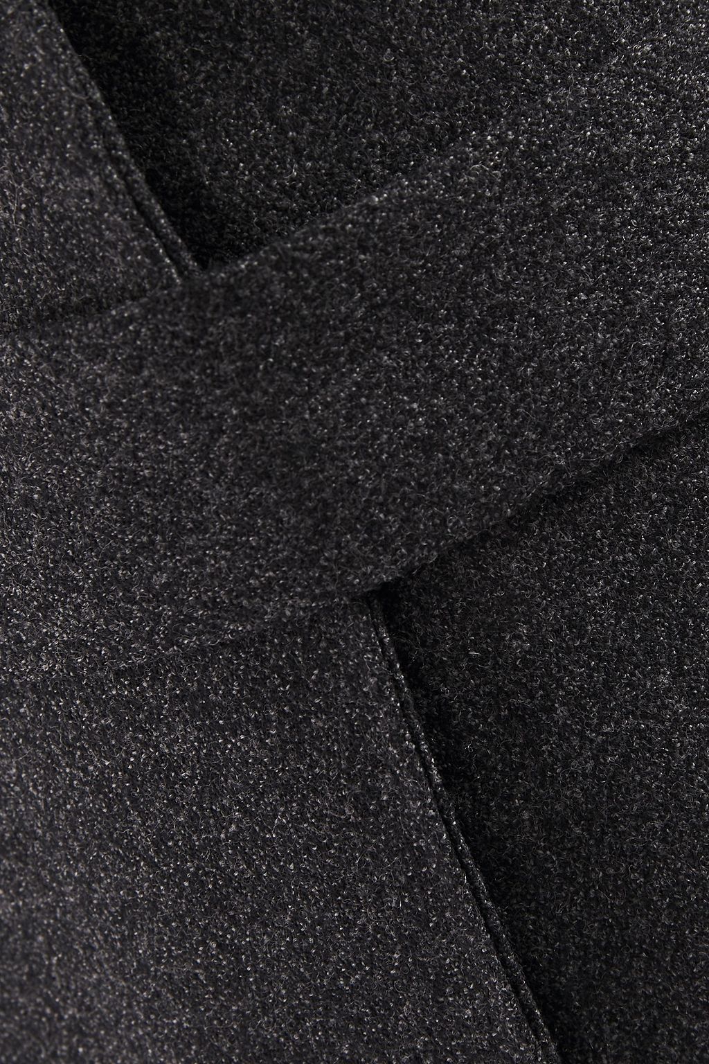 IRO Flood belted mélange bouclé tapered pants