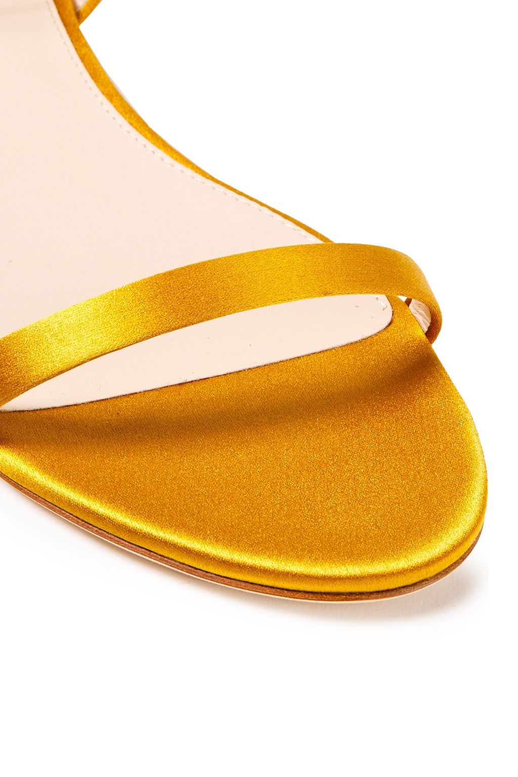 satin lace up sandals