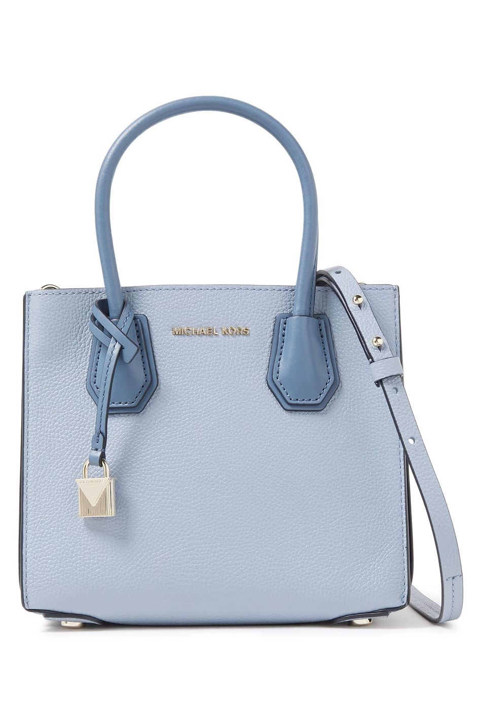 michael kors light blue handbag