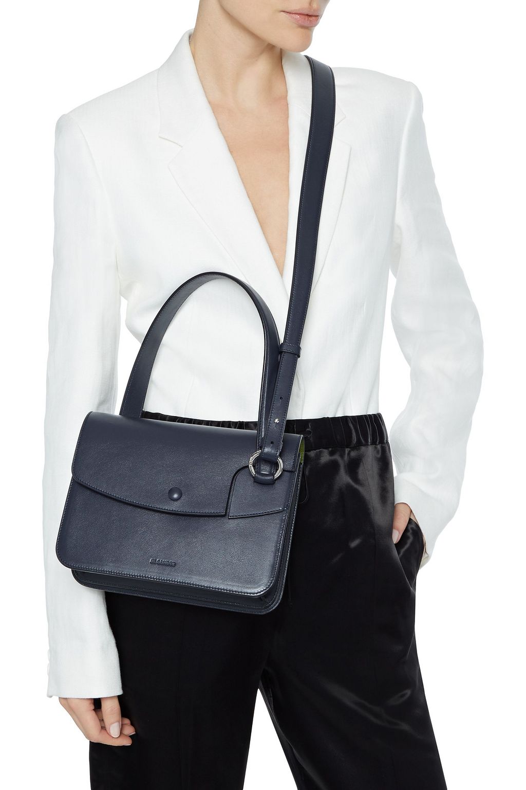 JIL SANDER Leather shoulder bag