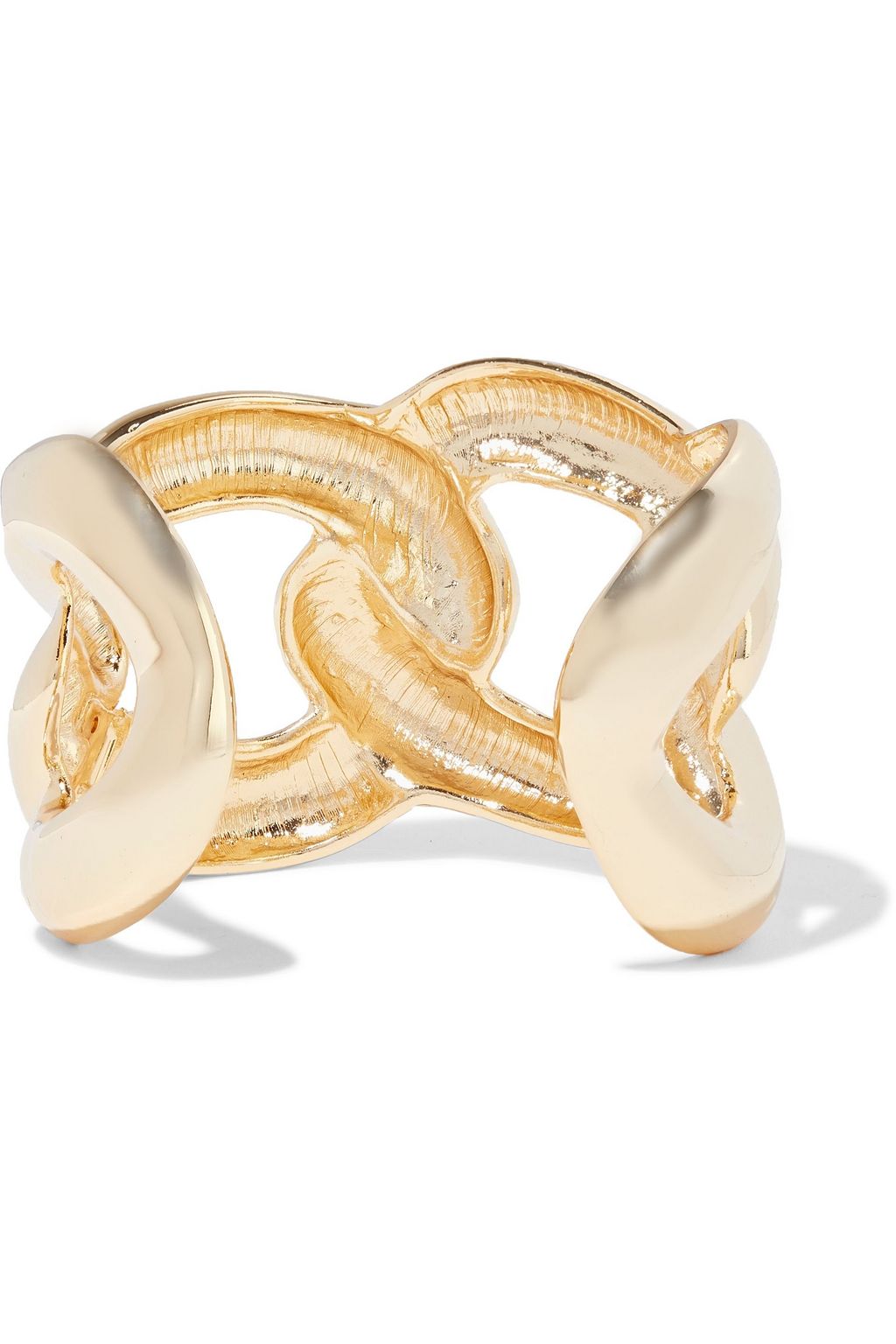 KENNETH JAY LANE Gold-tone cuff