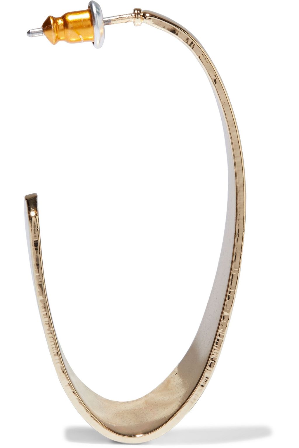 KENNETH JAY LANE Gold-tone hoop earrings