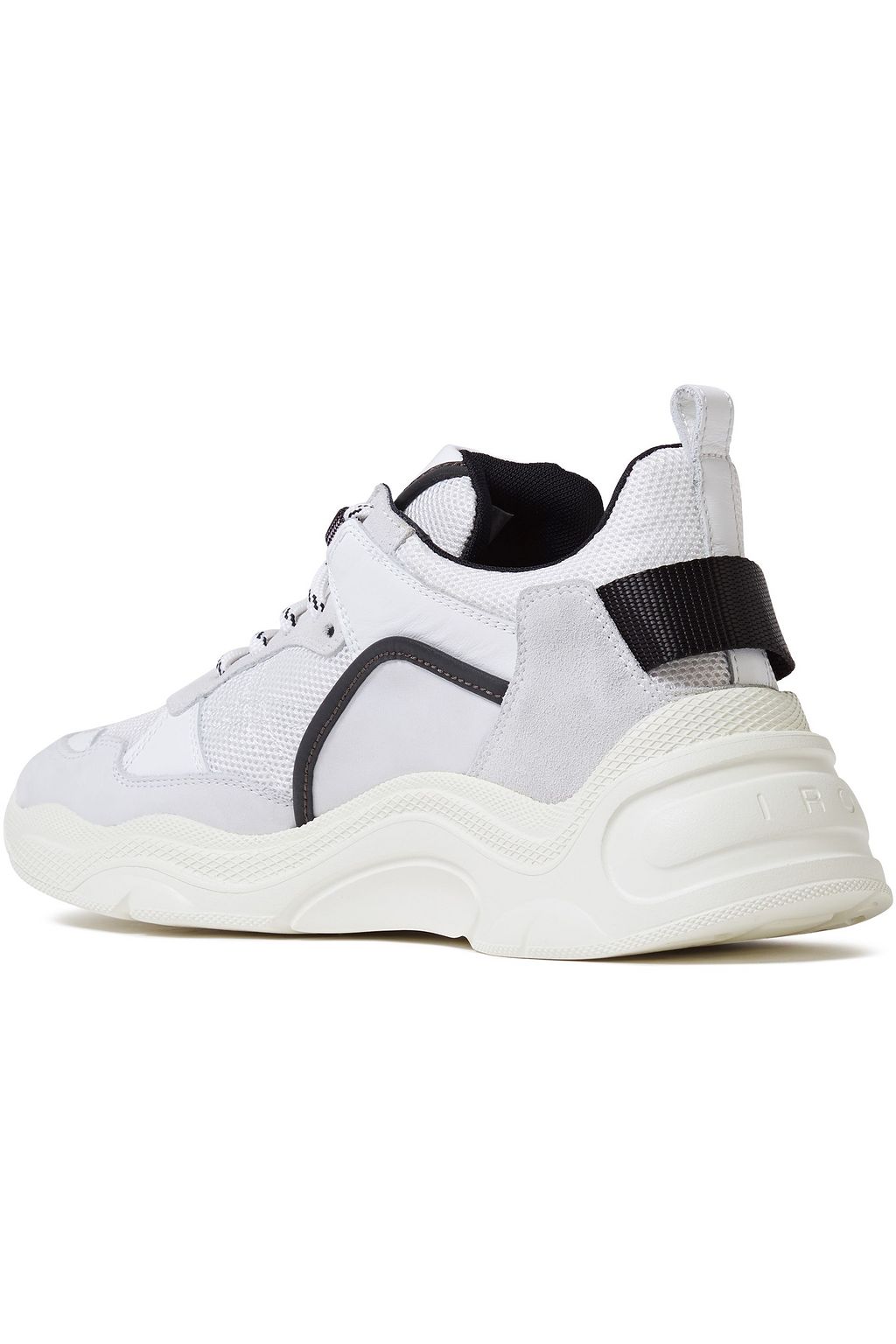 IRO Curve Runner mesh, nubuck and leather sneakers