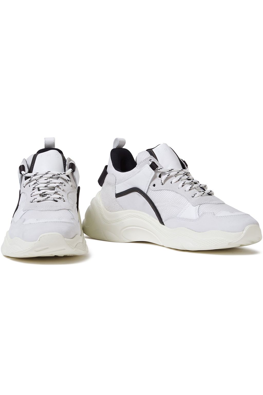 IRO Curve Runner mesh, nubuck and leather sneakers