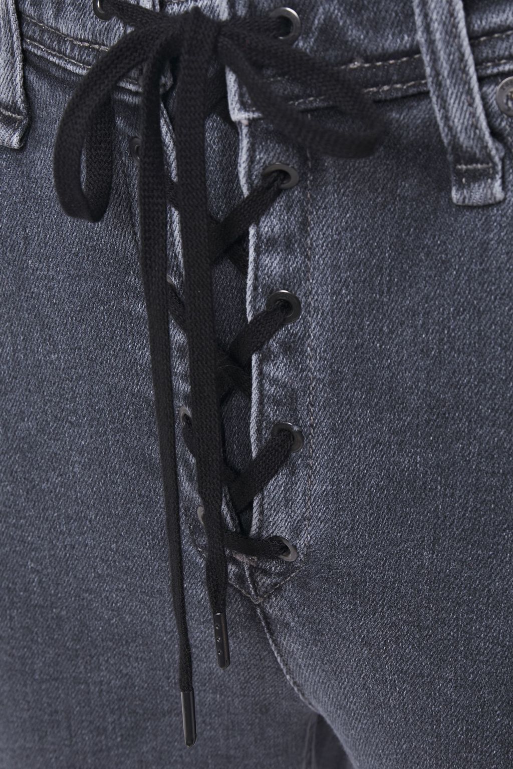 RAG & BONE Nina lace-up high-rise skinny jeans