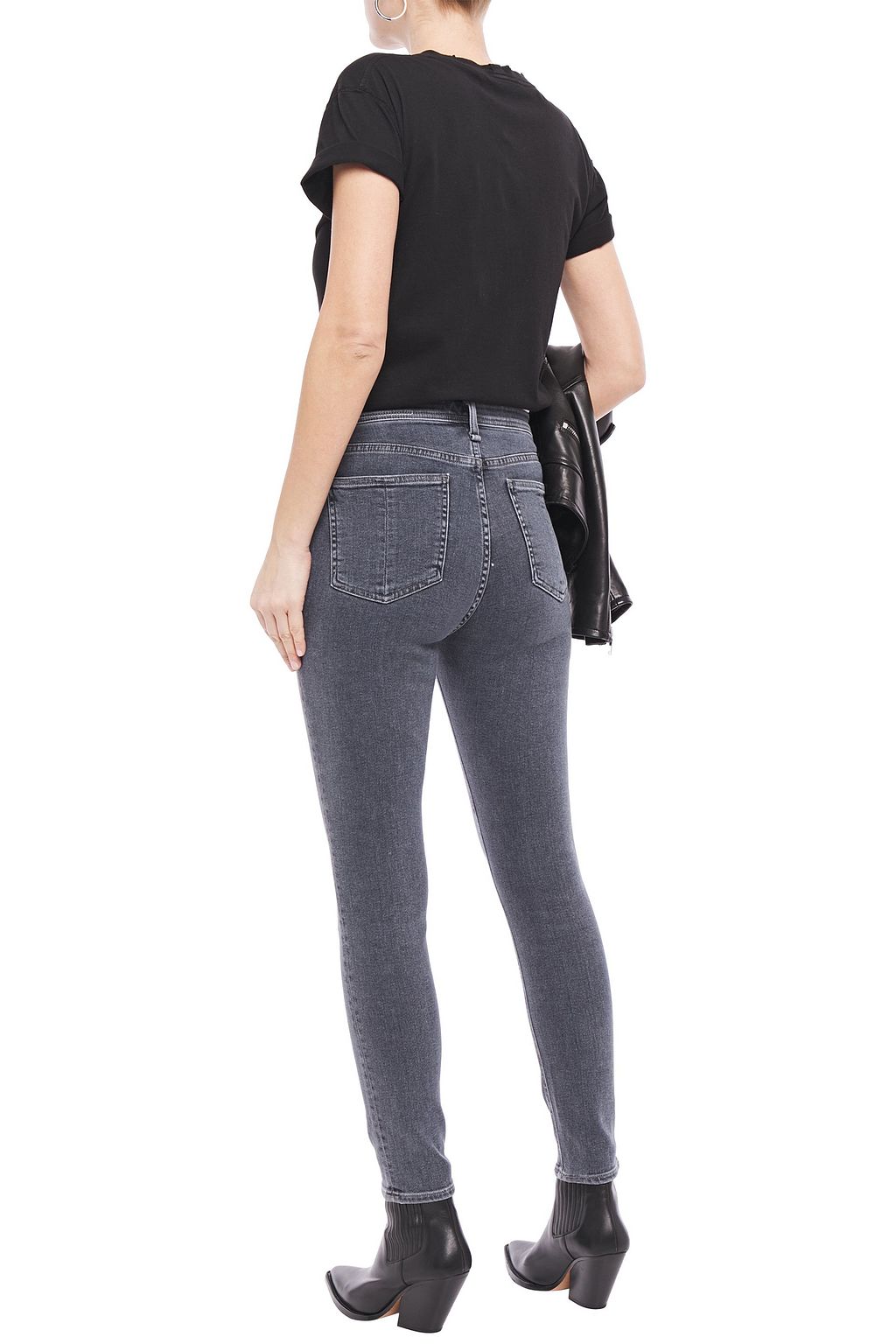 RAG & BONE Nina lace-up high-rise skinny jeans