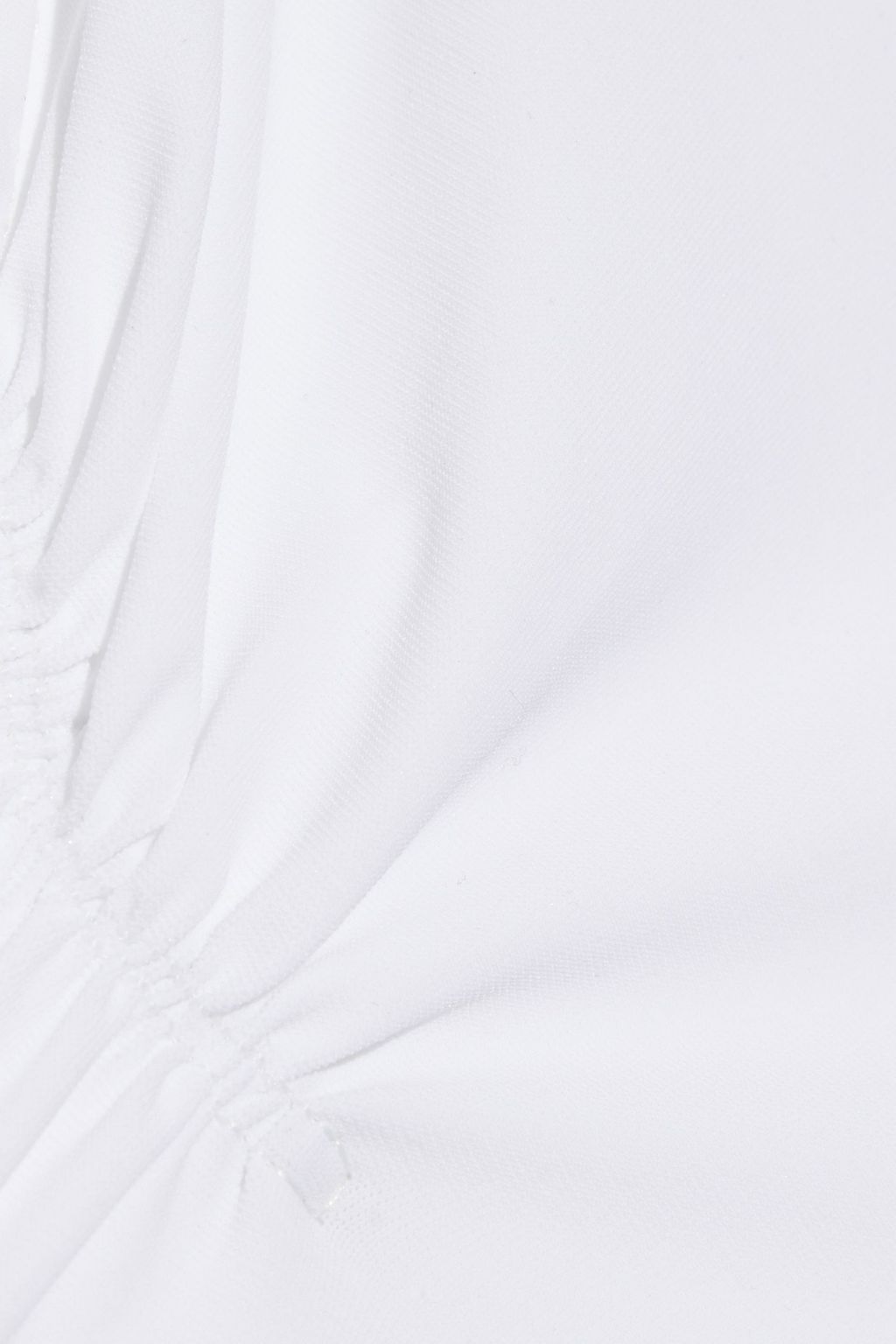 TIBI Ruched stretch-jersey bodysuit